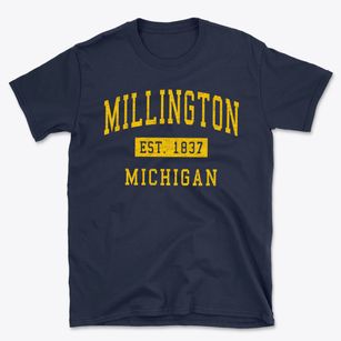 Millington Michigan Classic Established Basic T-Shirt
