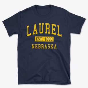 Laurel Nebraska Classic Established Basic T-Shirt