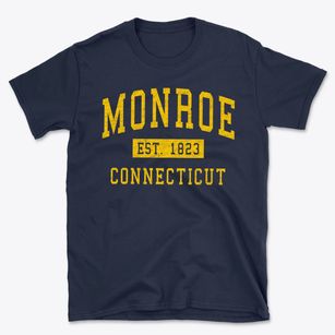 Monroe Connecticut Classic Established Basic T-Shirt
