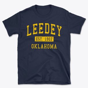 Leedey Oklahoma Classic Established Basic T-Shirt