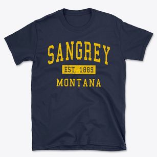 Sangrey Montana Classic Established Basic T-Shirt