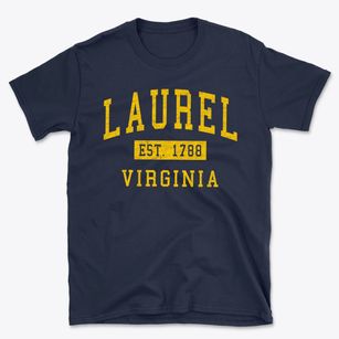 Laurel Virginia Classic Established Basic T-Shirt