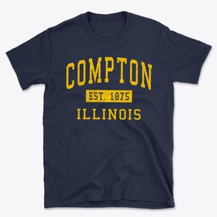 Compton Illinois Classic Established Basic T-Shirt
