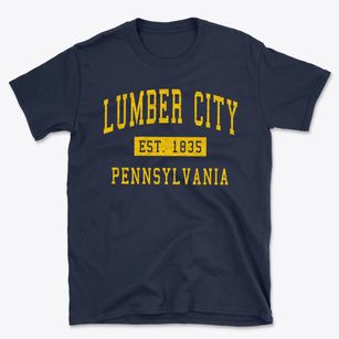 Lumber City Pennsylvania Classic Established Basic T-Shirt