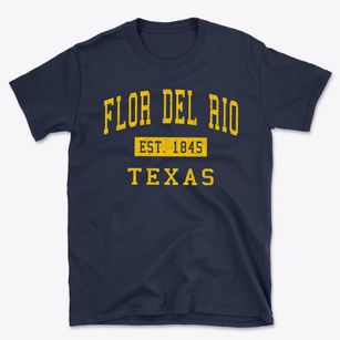 Flor Del Rio Texas Classic Established Basic T-Shirt