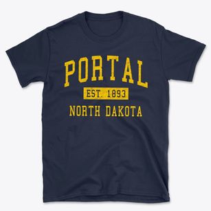 Portal North Dakota Classic Established Basic T-Shirt