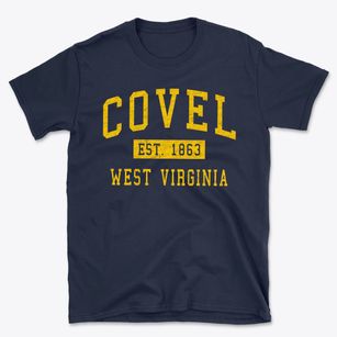 Covel West Virginia Classic Established Basic T-Shirt