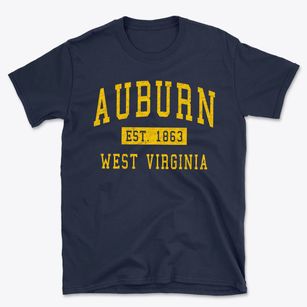 Auburn West Virginia Classic Established Basic T-Shirt