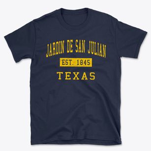 Jardin De San Julian Texas Classic Established Basic T-Shirt
