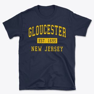 Gloucester New Jersey Classic Established Basic T-Shirt