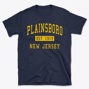 Plainsboro New Jersey Classic Established Basic T-Shirt