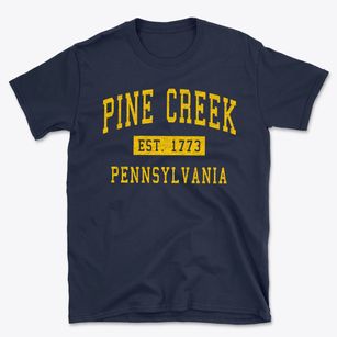 Pine Creek Pennsylvania Classic Established Basic T-Shirt