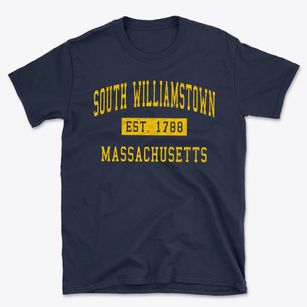 South Williamstown Massachusetts Classic Established Basic T-Shirt