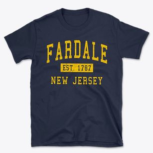 Fardale New Jersey Classic Established Basic T-Shirt