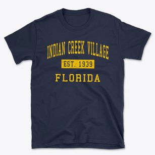 Indian Creek Village Florida Classic Established Basic T-Shirt