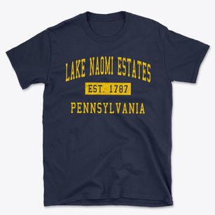 Lake Naomi Estates Pennsylvania Classic Established Basic T-Shirt