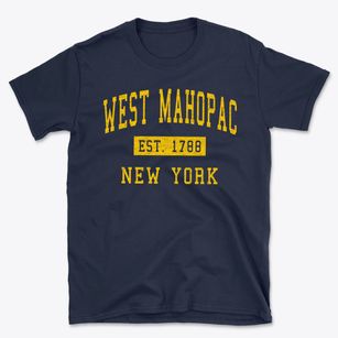West Mahopac New York Classic Established Basic T-Shirt