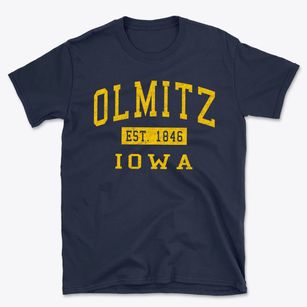 Olmitz Iowa Classic Established Basic T-Shirt
