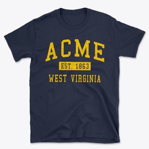 Acme West Virginia Classic Established Basic T-Shirt