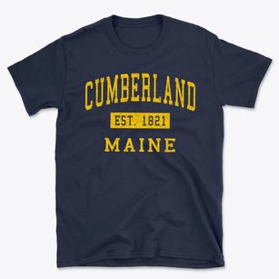Cumberland Maine Classic Established Basic T-Shirt