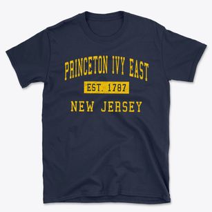 Princeton Ivy East New Jersey Classic Established Basic T-Shirt