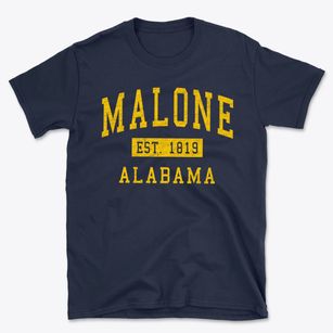 Malone Alabama Classic Established Basic T-Shirt
