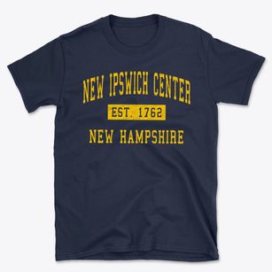 New Ipswich Center New Hampshire Classic Established Basic T-Shirt