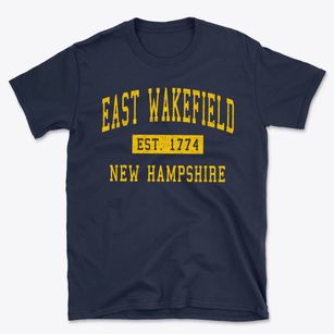 East Wakefield New Hampshire Classic Established Basic T-Shirt