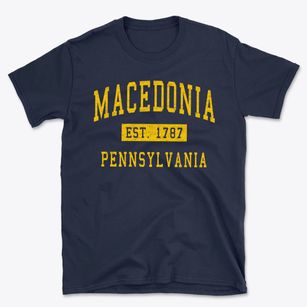 Macedonia Pennsylvania Classic Established Basic T-Shirt