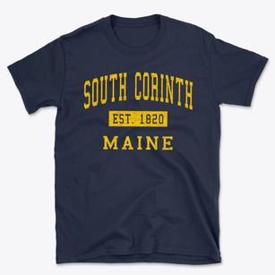 South Corinth Maine Classic Established Basic T-Shirt