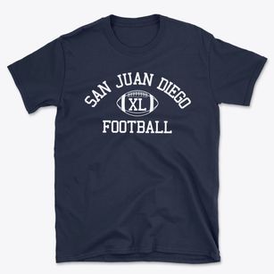 San Juan Diego Catholic High School Classic Football Basic T-Shirt