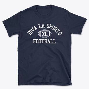 Diva La Sports Classic Football Basic T-Shirt