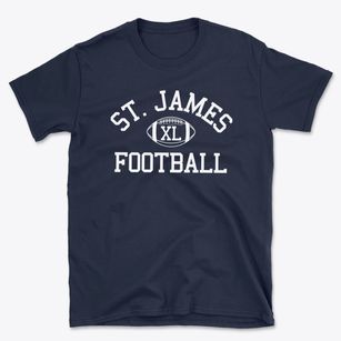 Saint James Junior High School Classic Football Basic T-Shirt