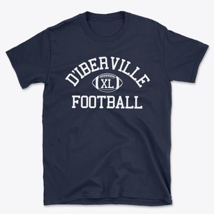 D'iberville High School Classic Football Basic T-Shirt