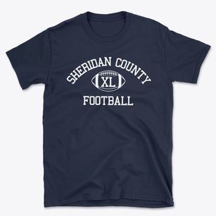 Sheridan County District 166 School Classic Football Basic T-Shirt