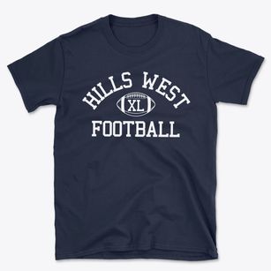 Half Hollow Hills West High School Classic Football Basic T-Shirt