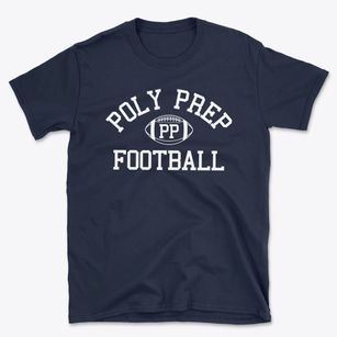 Poly Prep Country Day School Classic Football Basic T-Shirt