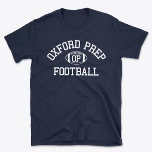 Oxford Prep High School Classic Football Basic T-Shirt