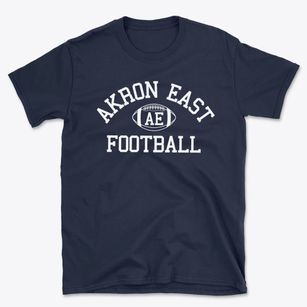 Akron East High School Classic Football Basic T-Shirt