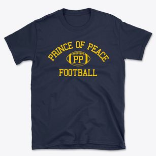 Prince Of Peace Catholic School Classic Football Basic T-Shirt