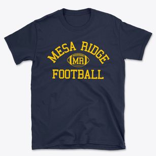 Mesa Ridge High School Classic Football Basic T-Shirt