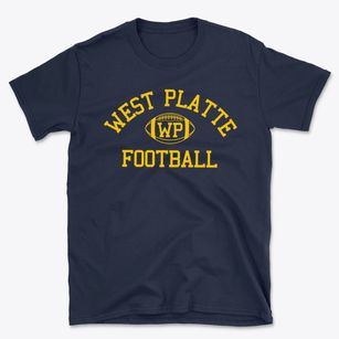 West Platte High School Classic Football Basic T-Shirt