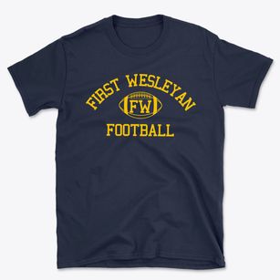 First Wesleyan Christian School Classic Football Basic T-Shirt
