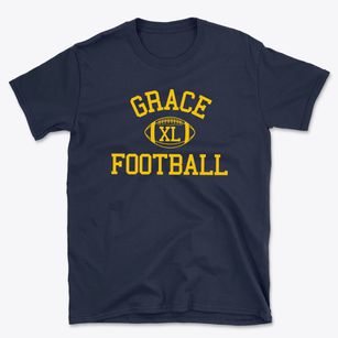 Grace Christian School Classic Football Basic T-Shirt