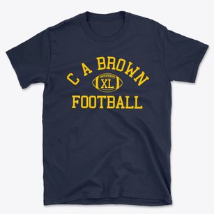 C A Brown Classic Football Basic T-Shirt