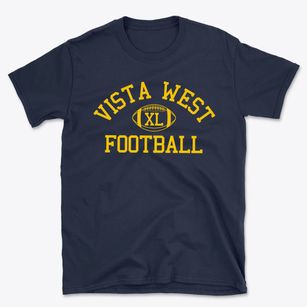 Vista West Continuation High School Classic Football Basic T-Shirt