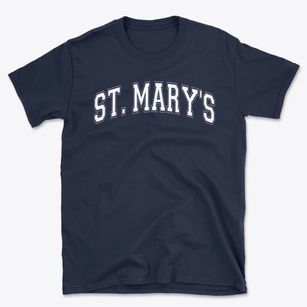 St. Mary's Church Varsity Arch Basic T-Shirt