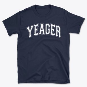 Yeager Elementary School Varsity Arch Basic T-Shirt