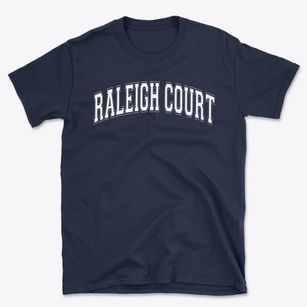Raleigh Court Elementary School Varsity Arch Basic T-Shirt