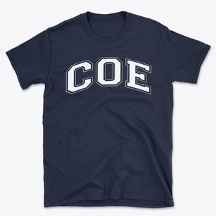 Coe Elementary School Varsity Arch Basic T-Shirt